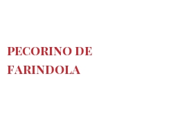 Ostar från olika länder - Pecorino de Farindola