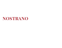 Cheeses of the world - Nostrano