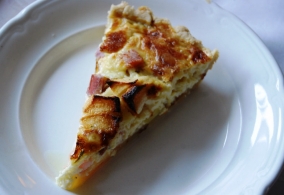 レシピ Epoisses et jambon braisé en tarte