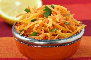 Recette Salade mimolette et carottes