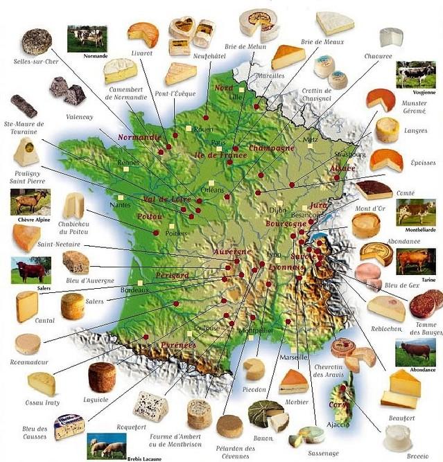 French cheeses procure a strong identity and continuity 