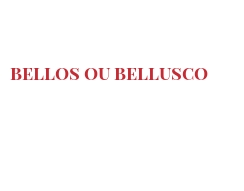 Fromages du monde - Bellos ou Bellusco