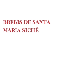 أجبان العالم - Brebis de Santa Maria SichÃ©