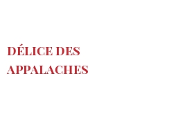 Fromages du monde - Délice des Appalaches