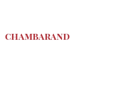 Cheeses of the world - Chambarand