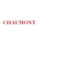 Cheeses of the world - Chaumont