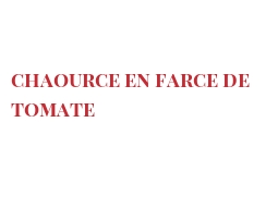 Recept Chaource en farce de tomate