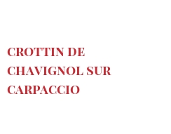 Rezept Crottin de Chavignol sur Carpaccio