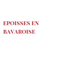 रेसिपी Epoisses en bavaroise