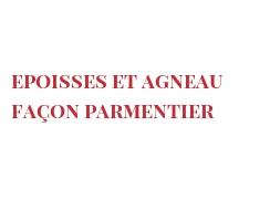 रेसिपी Epoisses et agneau faÃ§on parmentier