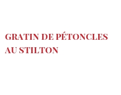 الوصفة Gratin de pétoncles au Stilton