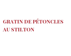 Receta Gratin de pétoncles au Stilton