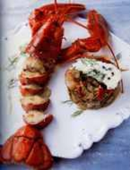 Recept Homard au Roquefort et ratatouille