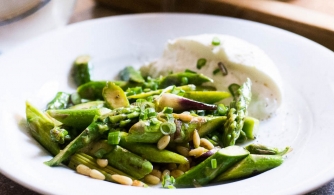 Recept Burrata et asperges