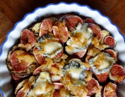 Receta Pérail et figues en gratiné