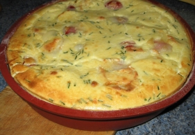 Recept Laguiole et pommes en clafoutis