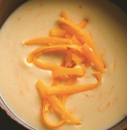 रेसिपी Crème au vieux Cheddar fermier