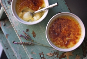 レシピ Valençay en crème brûlée