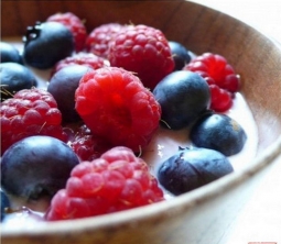 Recipe Assiette de fruits rouges au fromage frais