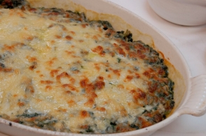 Recipe Gratin d'épinards à la Mornay - au Comté