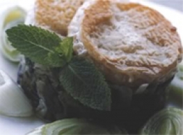 Recette Rocamadour aux poireaux