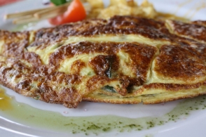 الوصفة Cantal en omelette