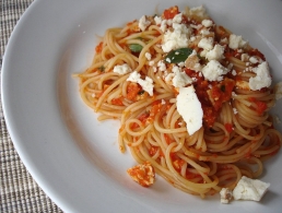 الوصفة Pasta with three cheeses