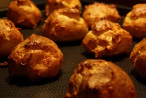 Recipe Bleu de Sassenage en profiteroles