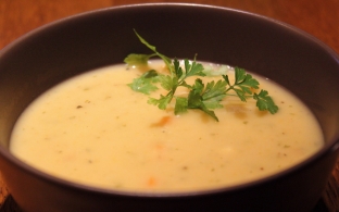 Recette Potage au Gruyère