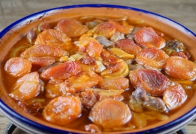 Ricetta  Bleu d'Auvergne sur tajine de lapin et safran