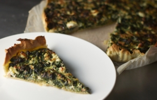 Recette Tarte aux épinards et Gruyère