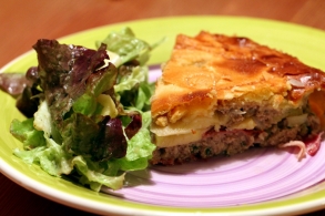 Recette Tourte pascale au Parmesan râpé