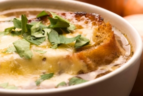 Recipe Brocciu Corse en Soupe à l'oignon