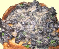 Croute aux champignons à la Valaisanne - au Bagnes