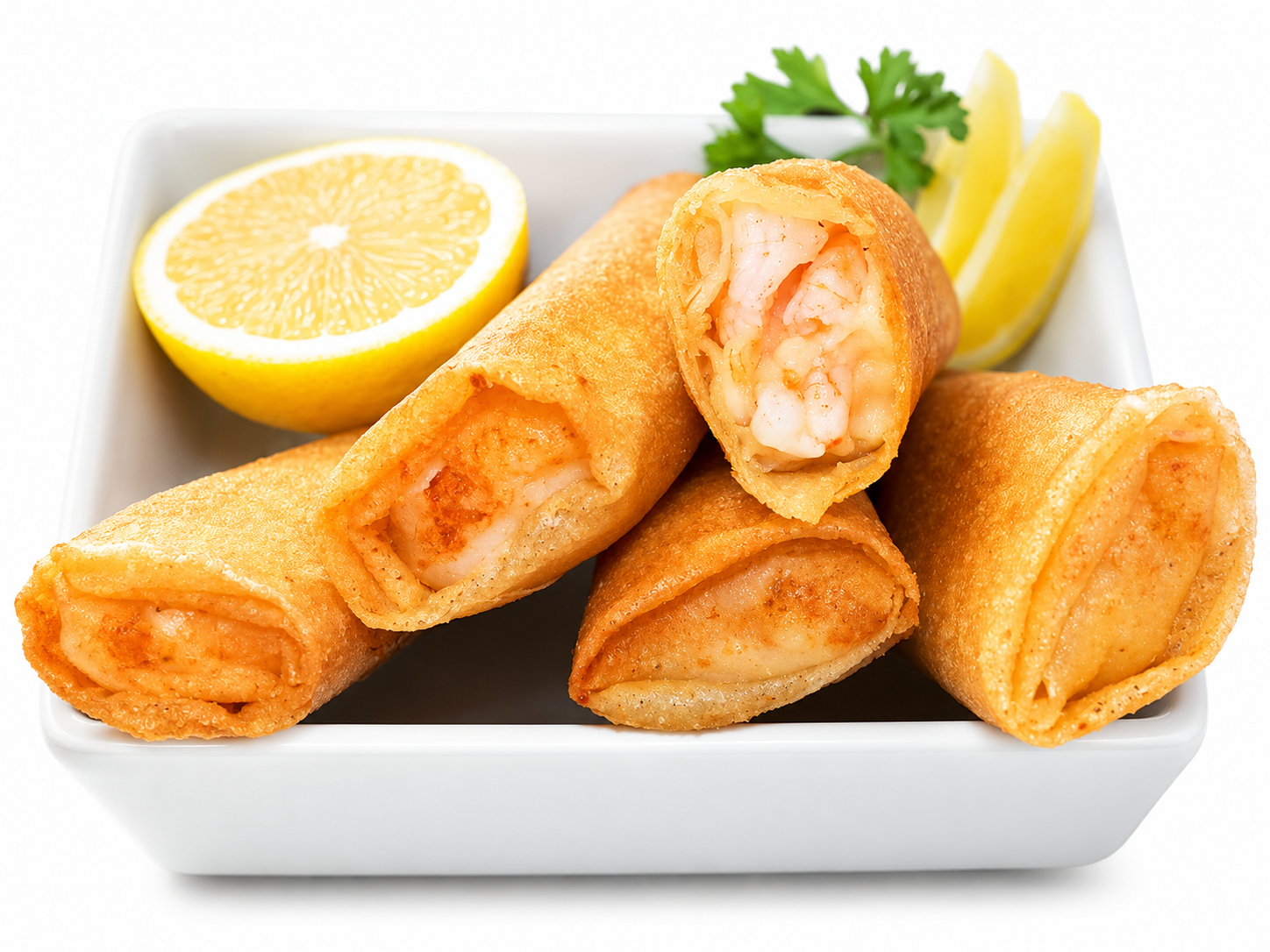 Bourekakia aux crevettes et Féta