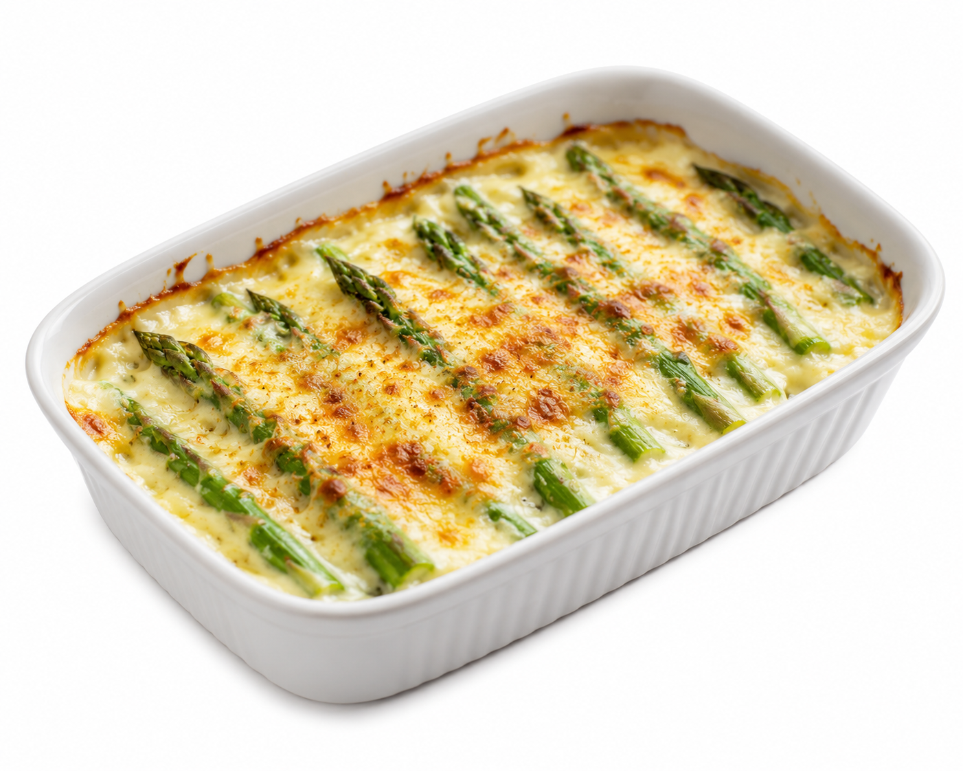 Gratin d&rsquo;asperges au Gouda fermier