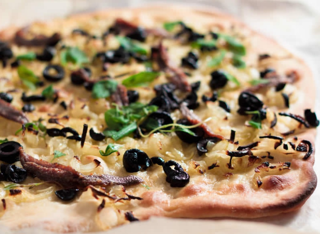 Pizza à la Romaine – à la Mozzarella et au Pecorino