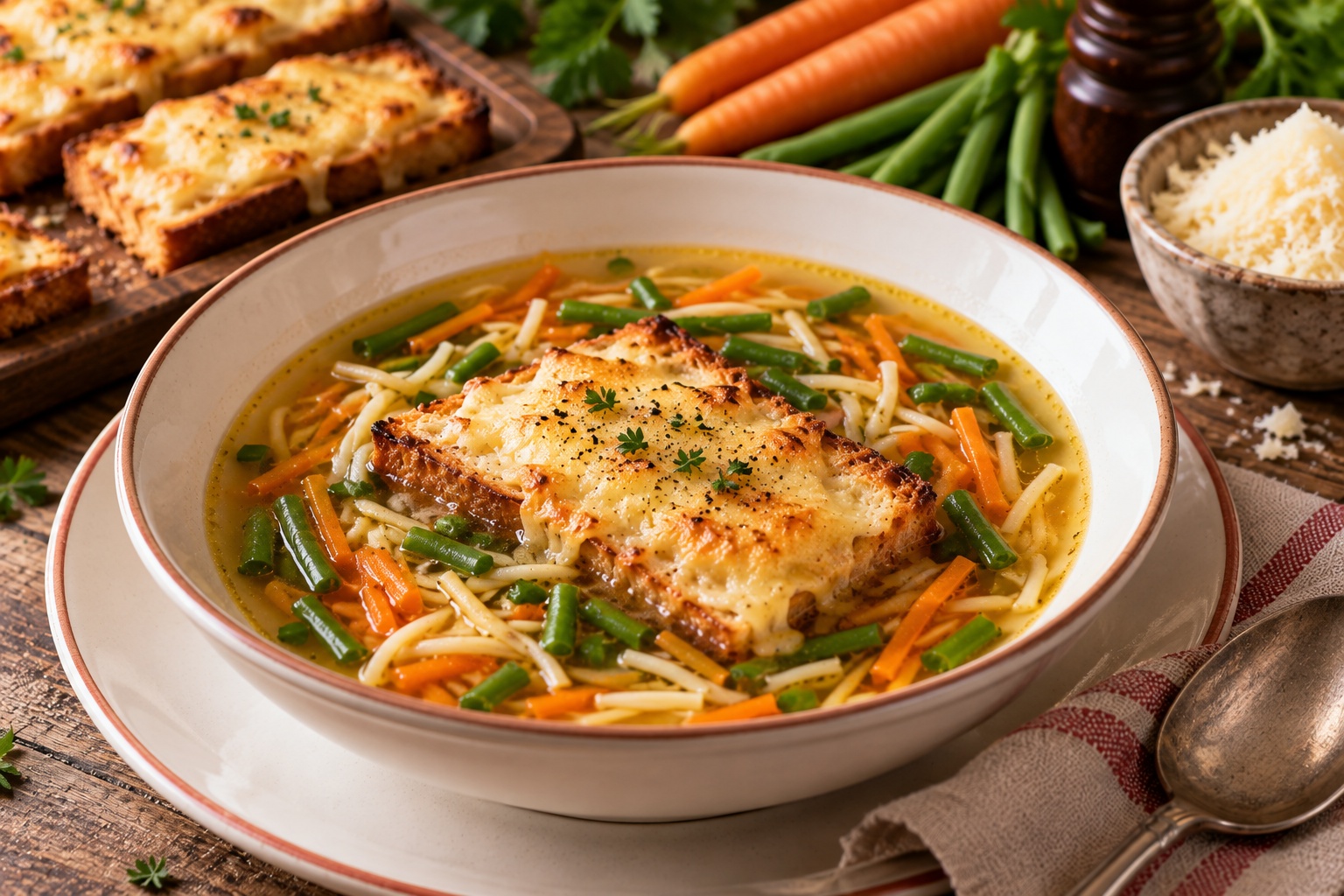 Potage à la Diétrich au Parmesan