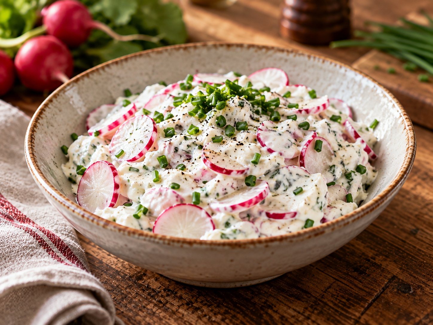 Salade au fromage blanc