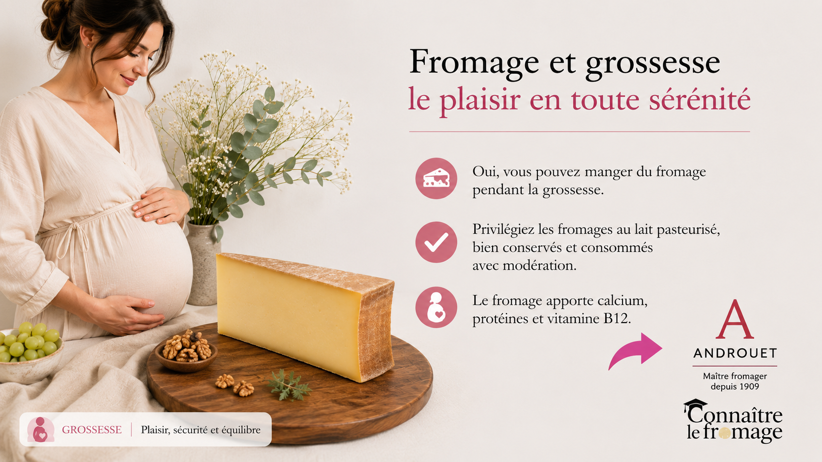 Quel fromage pendant la grossesse ?