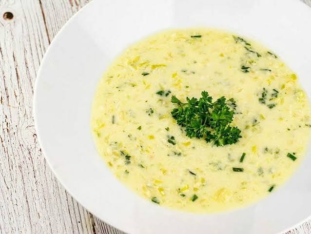 Potage à l&rsquo;omelette au Gruyère