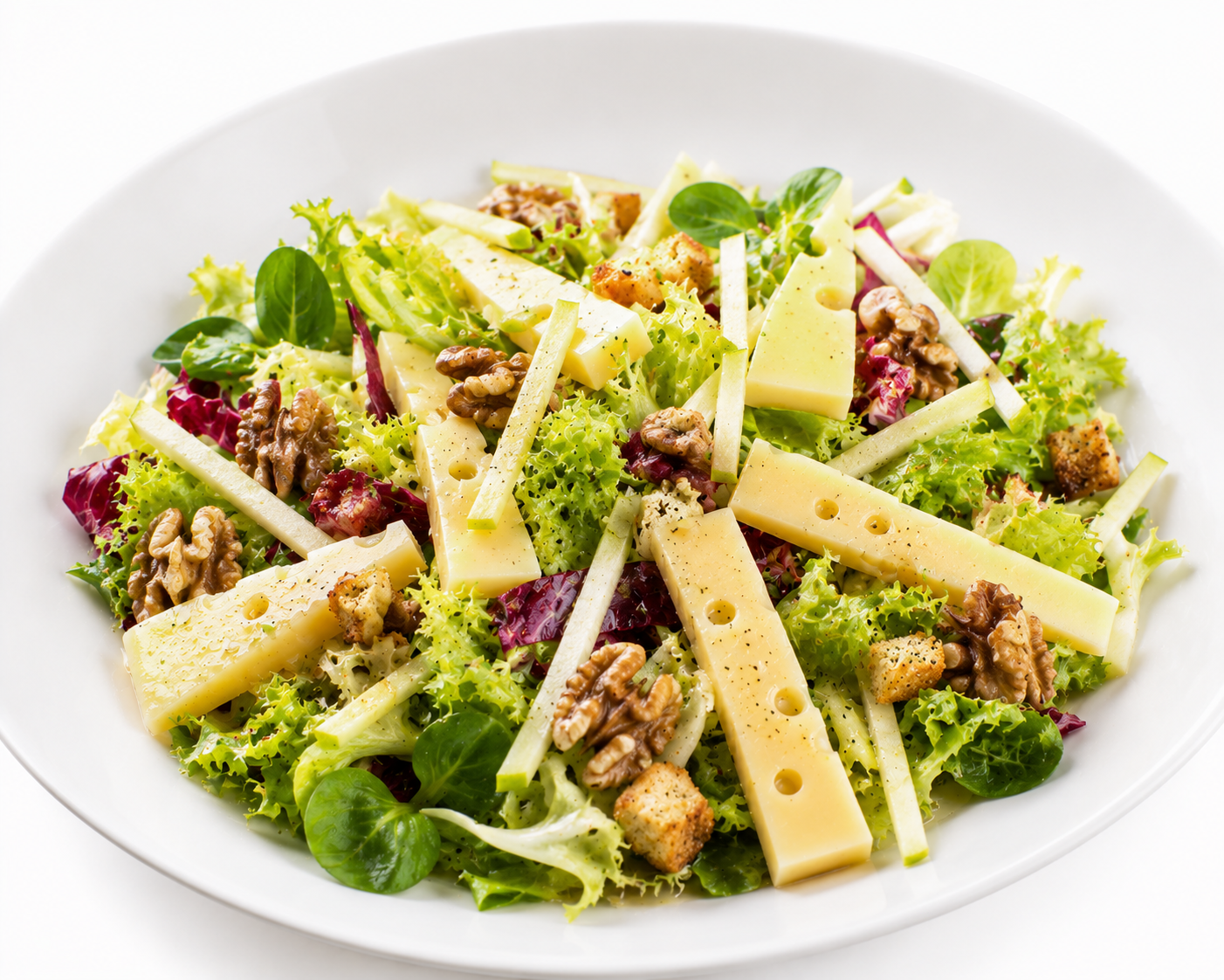 Salade au fromage à la mode gruyèrienne