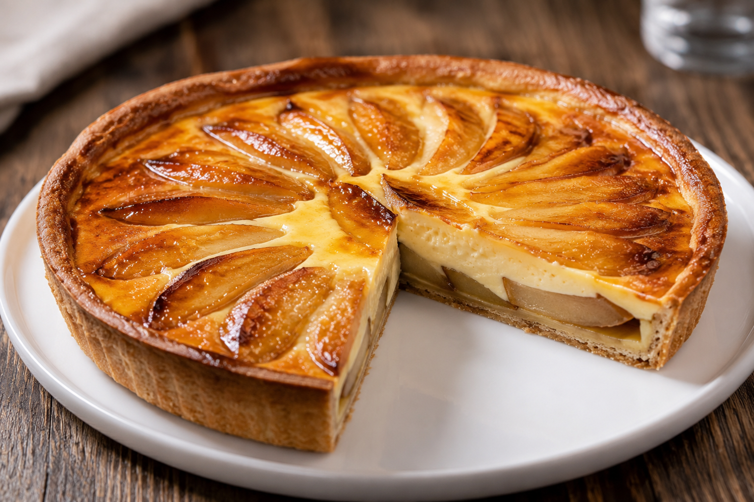Selles-sur-Cher et pommes caramélisés en tarte