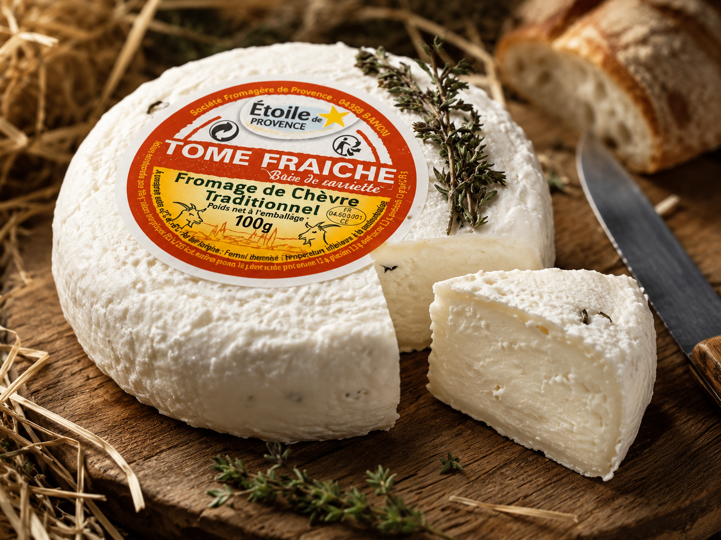 Tomme fraiche de la fromagerie de Banon