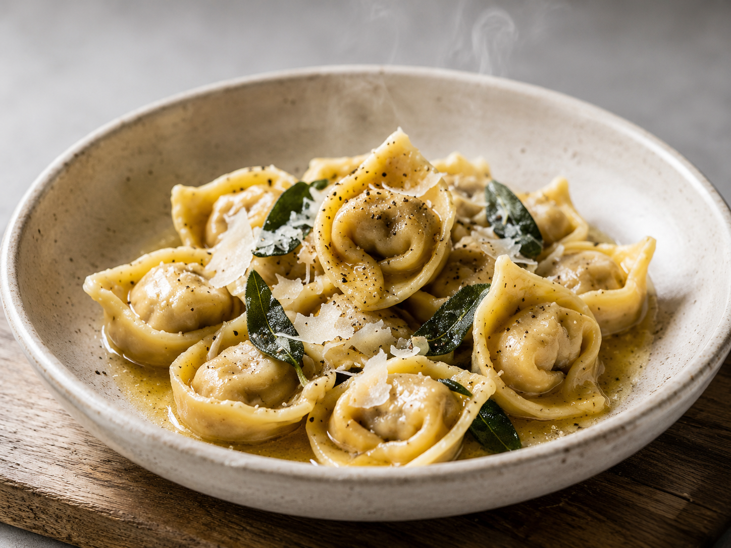 Tortellinis maigres des vigiles au Ricotta