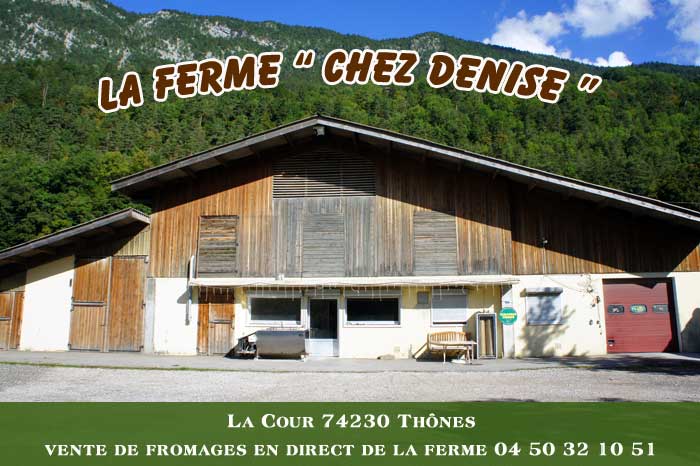 Vente de fromage à la ferme