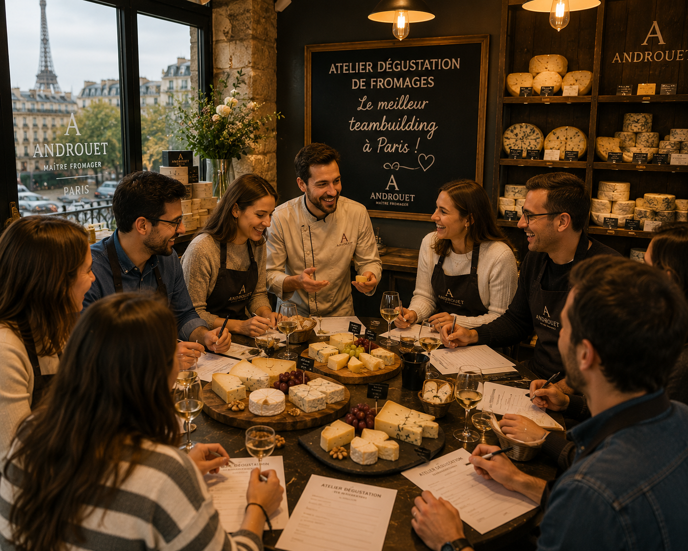 Les meilleures idées de team building gourmand à Paris