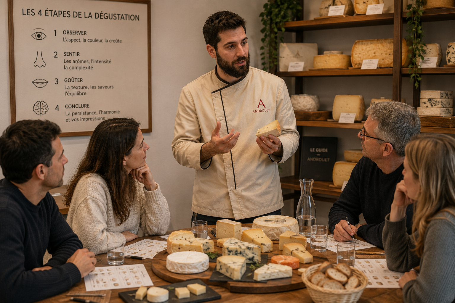 Le rôle du maître fromager pendant un atelier